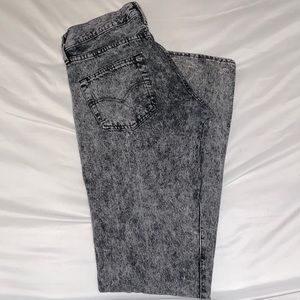 Acid wash Levi jeans